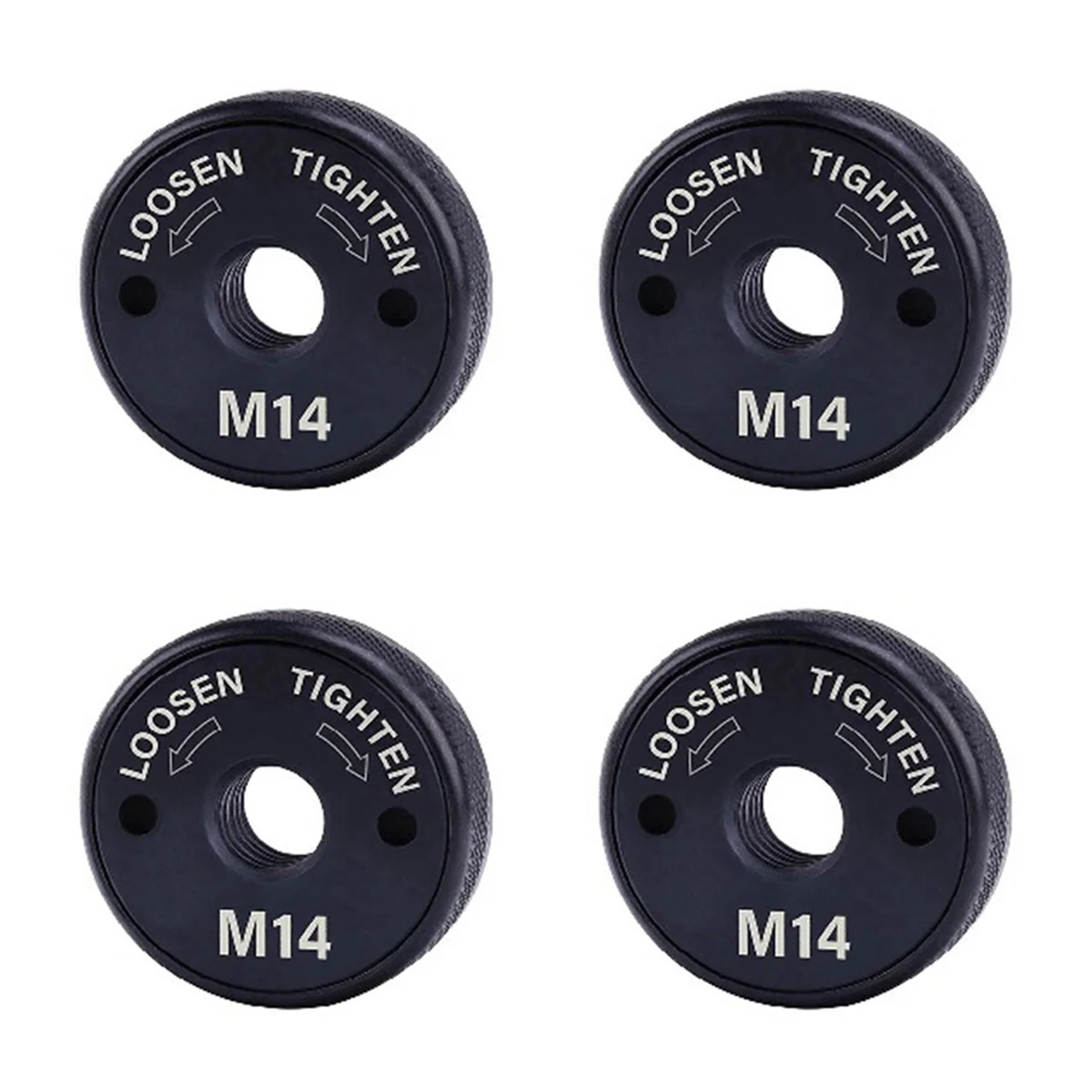 ABLG 4pcs M14 Angle Grinder Locking Nut, Quick Change Clamping Plate Fastener for Fixing Cutting Discs Wheel Abrasive Disc 
ABLG 4pcs M14 Angle Grinder Locking Nut, Quick Change Clamping Plate Fastener for Fixing Cutting Discs Wheel Abrasive Disc