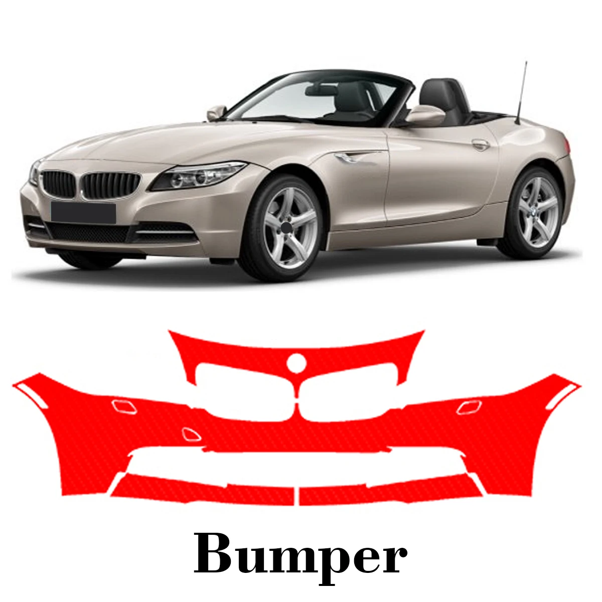 Car Precut Paint Protection Film Front Bumper Anti-scratch Exterior TPU PPF For BMW Z4 2009-2017
Car Precut Paint Protection Film Front Bumper Anti-scratch Exterior TPU PPF For BMW Z4 2009-2017
