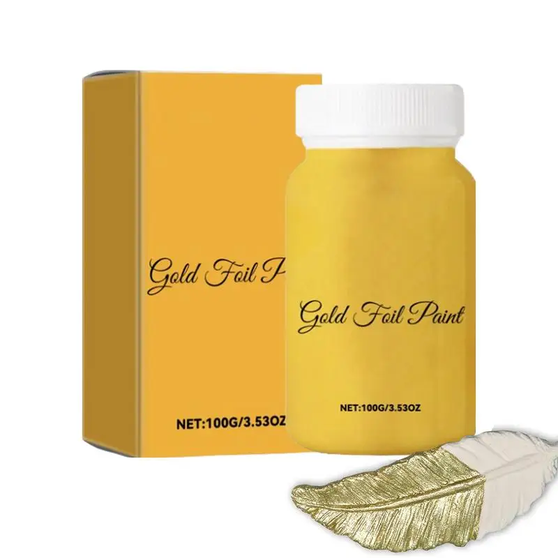 Gold Paint Waterproof Bronzing Paint for Wood Gold Statue Furniture Gold Paint Non-toxic Water-based Furniture Wall Drawing Arts
Gold Paint Waterproof Bronzing Paint for Wood Gold Statue Furniture Gold Paint Non-toxic Water-based Furniture Wall Drawing Arts