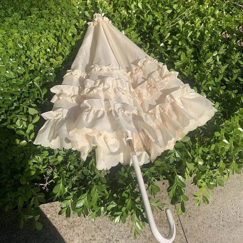 Multi-Functional Lace Umbrella Women'S Bridal Long Handle Cute Home Use Sunshade Waterproof Stainless Steel Pole
Multi-Functional Lace Umbrella Women'S Bridal Long Handle Cute Home Use Sunshade Waterproof Stainless Steel Pole