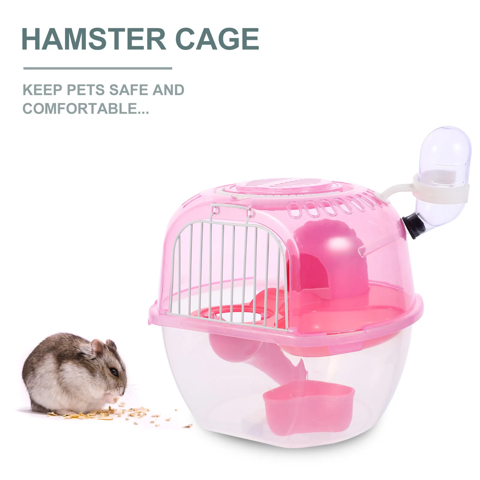 Double-Layers Small Pet Carrier Cage Portable Outdoor Hamster Travel Case Ventilated Small Animal Cage Hamster Carrier Case
Double-Layers Small Pet Carrier Cage Portable Outdoor Hamster Travel Case Ventilated Small Animal Cage Hamster Carrier Case