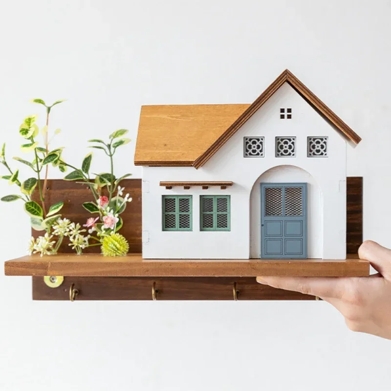Creative Wall Decor Hooks Entryway Little House Storage Shelf Home Key Organizer Children's Room Wall Decoration
Creative Wall Decor Hooks Entryway Little House Storage Shelf Home Key Organizer Children's Room Wall Decoration