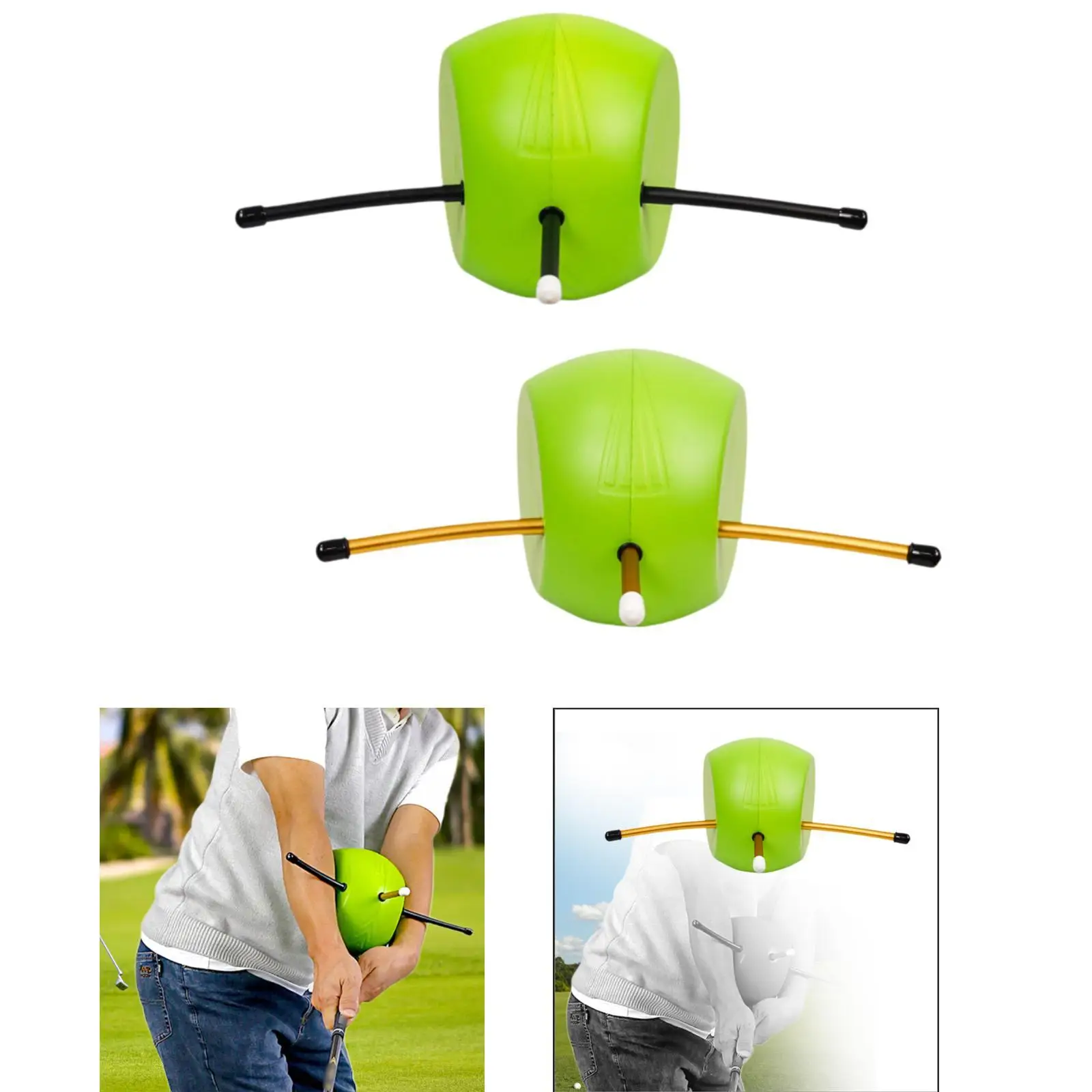 Golf Swing Trainer Ball Golf Supplies Golfer Practical Forming Correct Muscle 
Golf Swing Trainer Ball Golf Supplies Golfer Practical Forming Correct Muscle