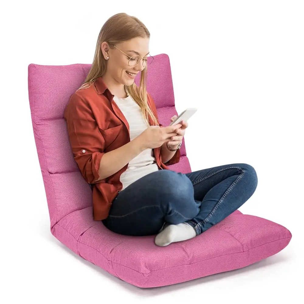Floor Chair, Folding Gaming Chair With Ba Support, 14 Adjustable Positions, Alloy Steel Frame, Lazy Sofa Lounge For Playing
Floor Chair, Folding Gaming Chair With Ba Support, 14 Adjustable Positions, Alloy Steel Frame, Lazy Sofa Lounge For Playing
