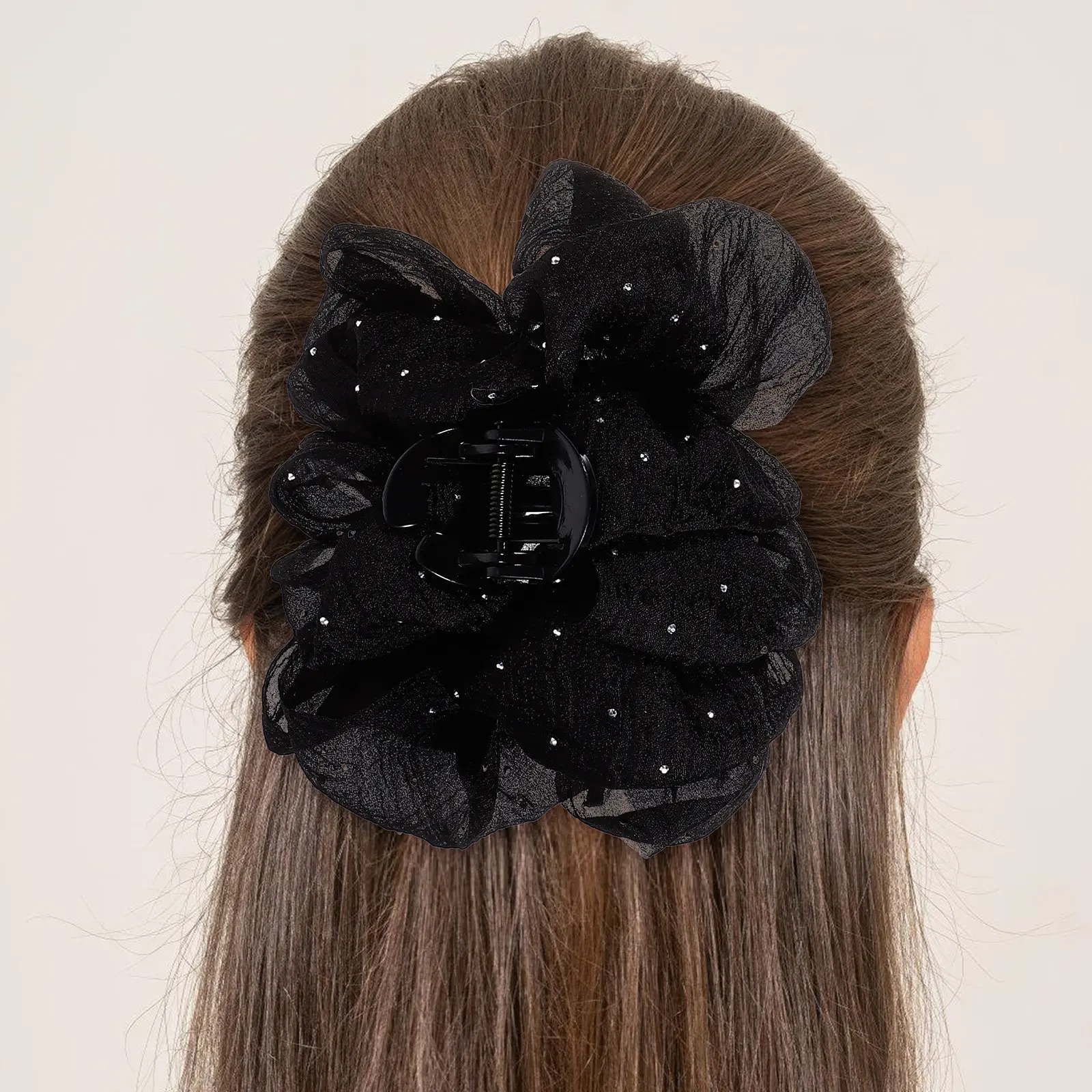 2Pcs Butterfly Bow Hair Clips Rhinestone Mesh Lightweight Chiffon Claw Clips Stylish Hair Accessories for Women Party Work
2Pcs Butterfly Bow Hair Clips Rhinestone Mesh Lightweight Chiffon Claw Clips Stylish Hair Accessories for Women Party Work