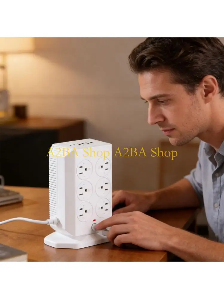 A2BA Vertical Type Power Strips 12 Outlets Small Design Outlet Tower for Home and Offices Space Saving Plastic Construction
A2BA Vertical Type Power Strips 12 Outlets Small Design Outlet Tower for Home and Offices Space Saving Plastic Construction