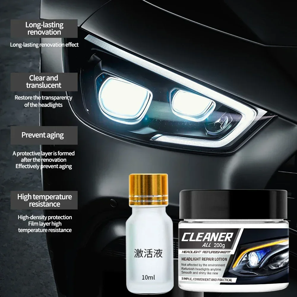 YC19 Реставрация фар автомобиля Наборы для полировки Удаление царапин на фары Ремонт Чистящая паста Удаление окисления Полировка фар L
YC19 Реставрация фар автомобиля Наборы для полировки Удаление царапин на фары Ремонт Чистящая паста Удаление окисления Полировка фар L