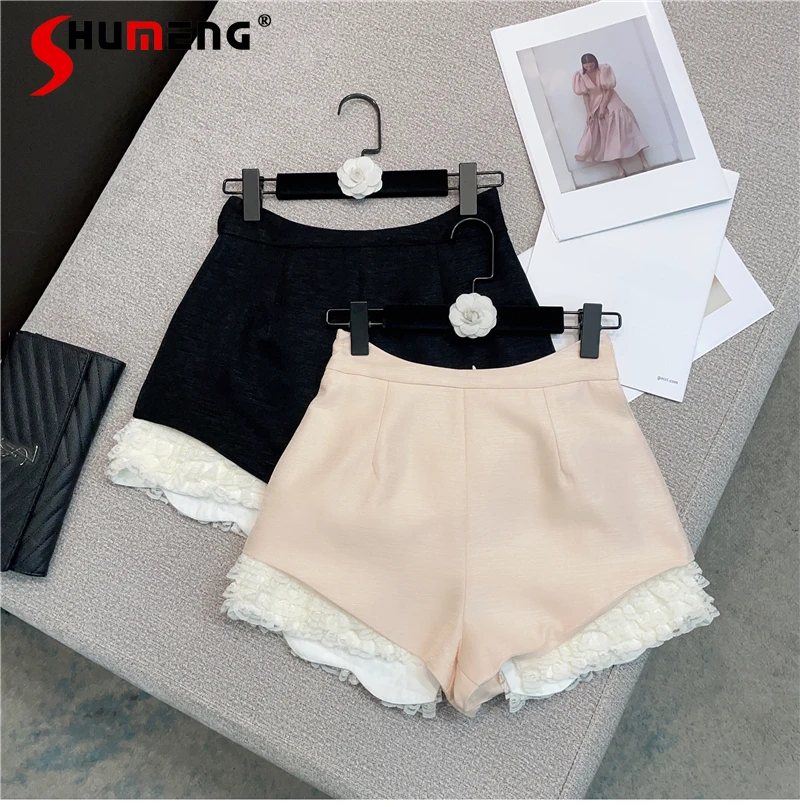 French Sweet High-Waisted Shorts Skirts for Women 2024 Spring and Summer New Retro Easy Matching Wide Leg Lace Edge Short Skirt
French Sweet High-Waisted Shorts Skirts for Women 2024 Spring and Summer New Retro Easy Matching Wide Leg Lace Edge Short Skirt