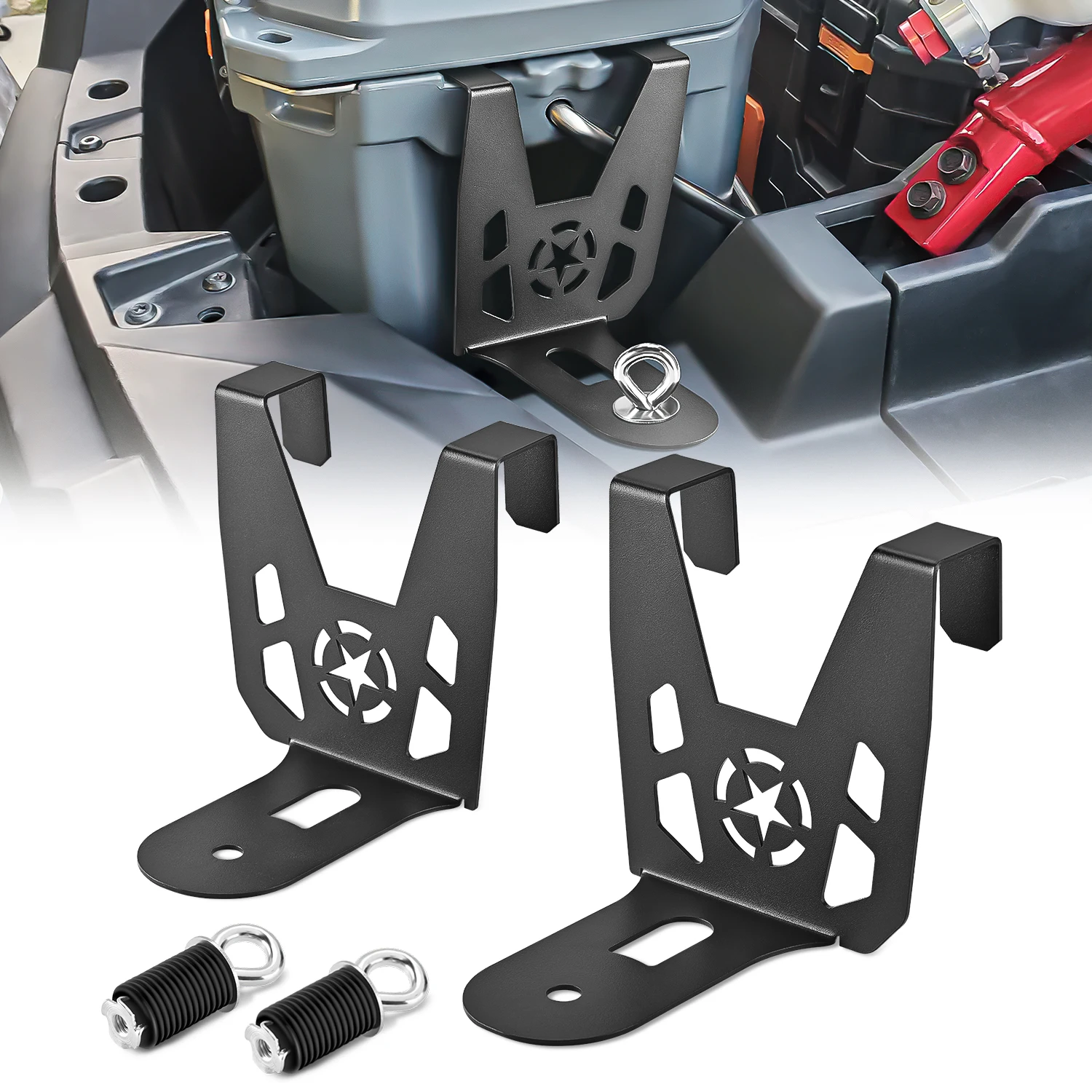 Nilight Cooler Mounts Bracket with UTV Anchor Work with 26 Cooler Compatible with Polaris RZR XP Turbo 2PCS
Nilight Cooler Mounts Bracket with UTV Anchor Work with 26 Cooler Compatible with Polaris RZR XP Turbo 2PCS