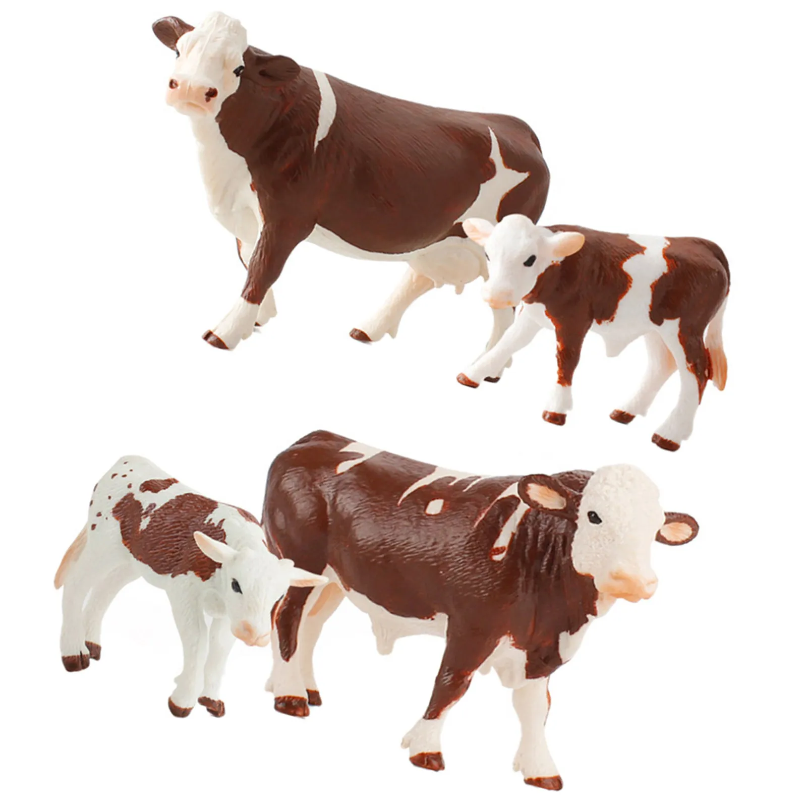 4Pcs Lifelike Cow Figures Farm Animal Learning Set Premium Safe Material for Children Education Attention Training Imagination
4Pcs Lifelike Cow Figures Farm Animal Learning Set Premium Safe Material for Children Education Attention Training Imagination