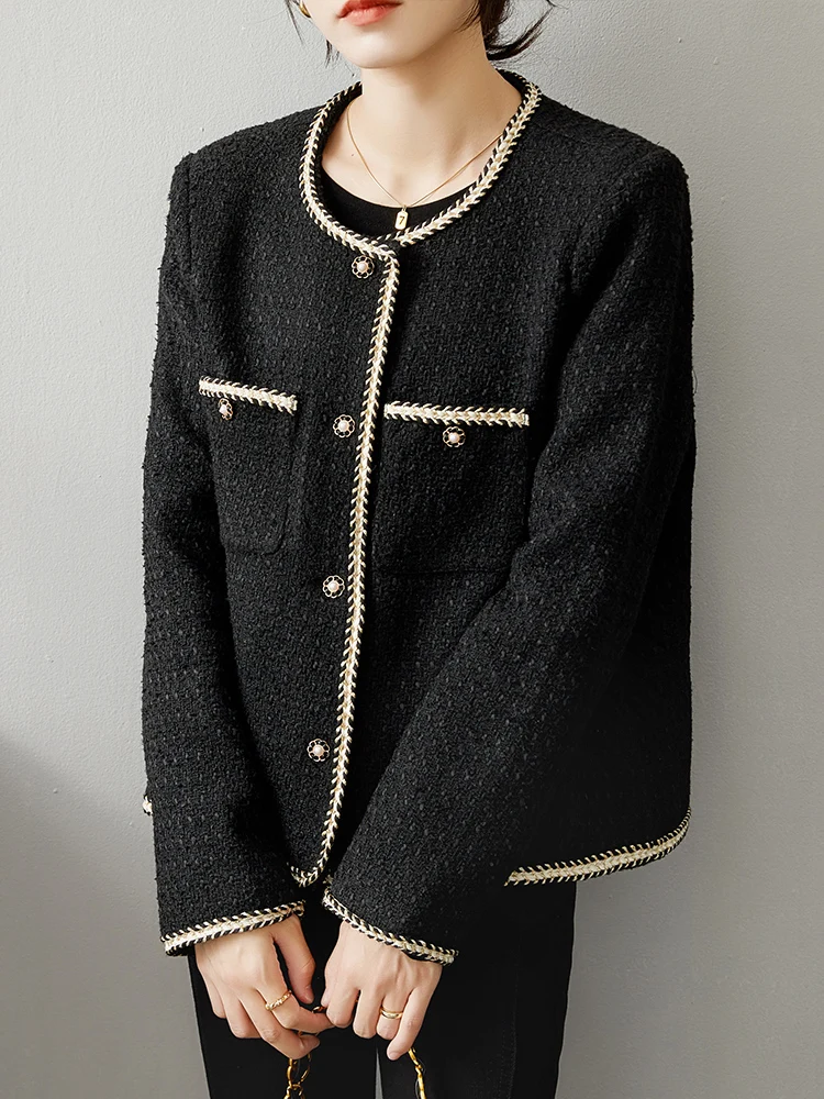 Bla Sle Cotton Jaet Women's Spring Autumn High Quali Ele oulder round Ne Button up Warm Thiened Long...
Bla Sle Cotton Jaet Women's Spring Autumn High Quali Ele oulder round Ne Button up Warm Thiened Long...