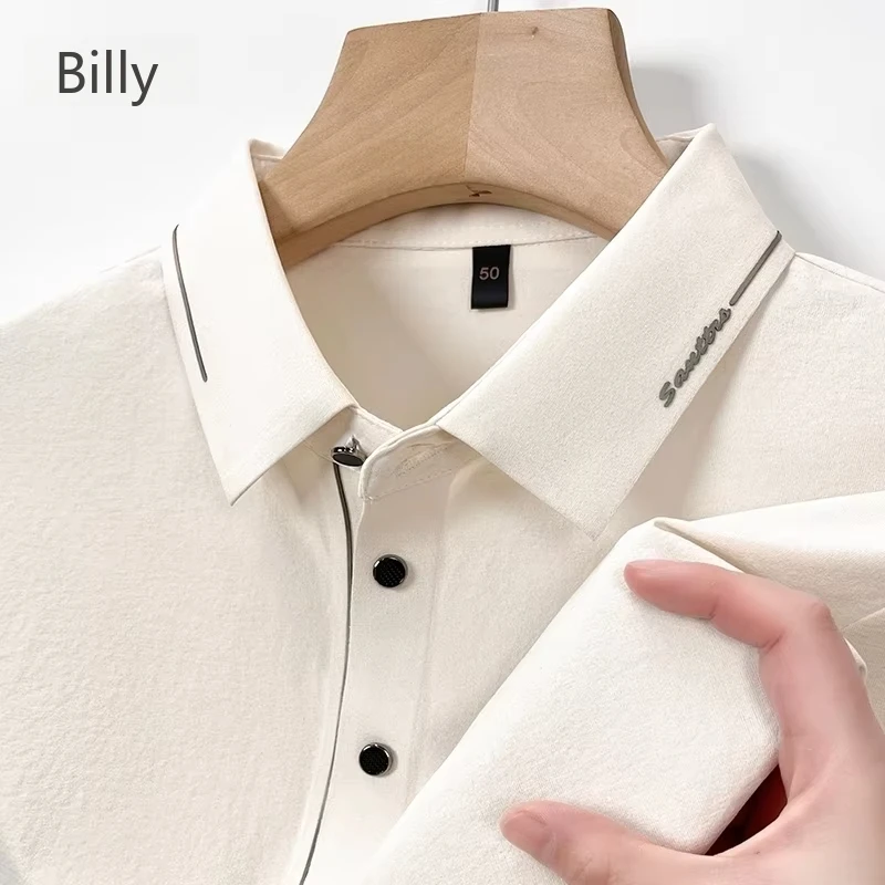 Billy Summer 2025 Style Lapel Casual Fashion Simplicity Quick-drying Short Sleeves Mens T Shirt Gym Clothing New in Tops Tees
Billy Summer 2025 Style Lapel Casual Fashion Simplicity Quick-drying Short Sleeves Mens T Shirt Gym Clothing New in Tops Tees