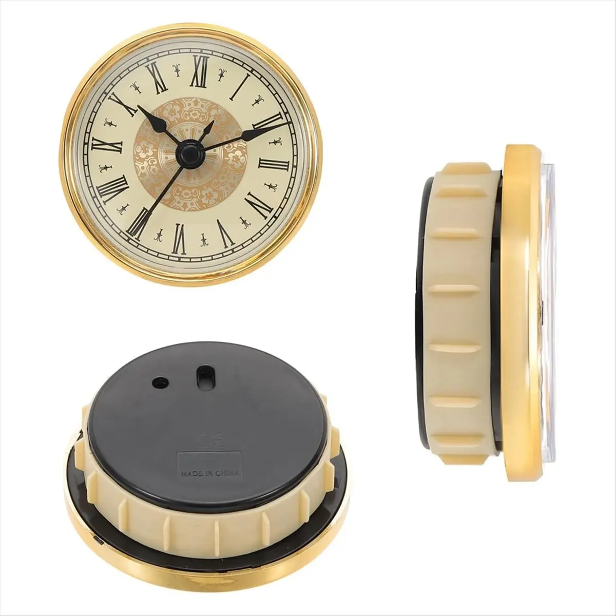 KSOL 70mm Quartz Clock Insert,Round Quartz Movement Miniature Clock Mini Roman Numeral Clock Fit 61mm/3.1inch Diameter Hole B
KSOL 70mm Quartz Clock Insert,Round Quartz Movement Miniature Clock Mini Roman Numeral Clock Fit 61mm/3.1inch Diameter Hole B