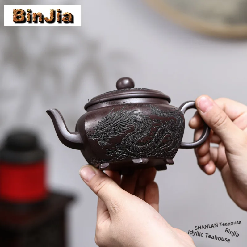 270 мл Ретро Исин Фиолетовые Глиняные Чайники Ручной Работы Шестиугольный Дракон Горшок Необработанная Руда Красный Дракон Кровь Песок Грязь Чайник Zisha Чайный Набор
270 мл Ретро Исин Фиолетовые Глиняные Чайники Ручной Работы Шестиугольный Дракон Горшок Необработанная Руда Красный Дракон Кровь Песок Грязь Чайник Zisha Чайный Набор