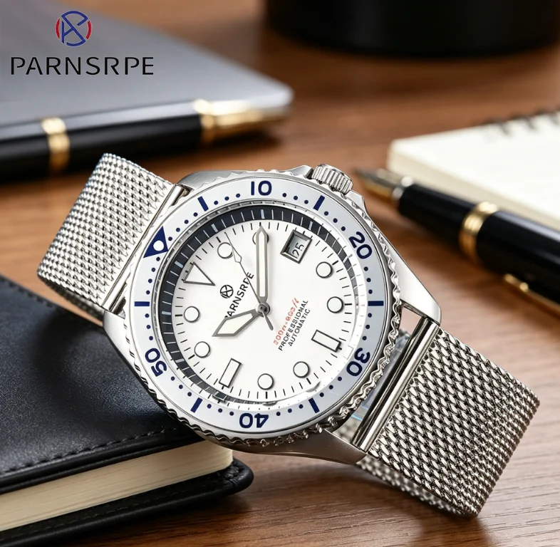 PARNSRPE 42mm Automatic Men's NH35 movement Men's Mechanical wristWatch Sapphire waterproof Luminous
PARNSRPE 42mm Automatic Men's NH35 movement Men's Mechanical wristWatch Sapphire waterproof Luminous