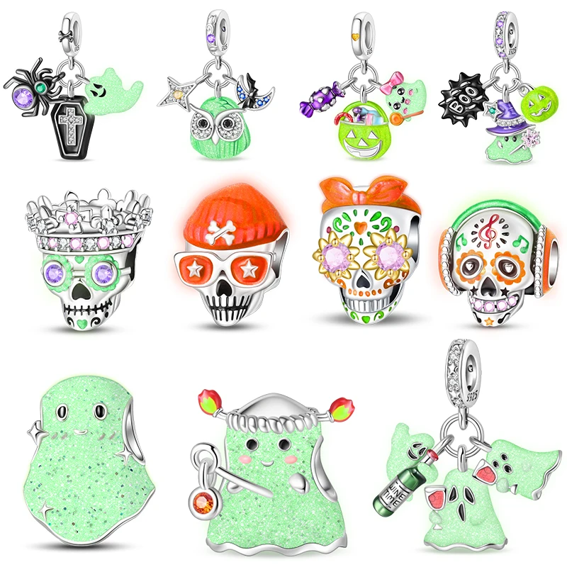 S925 Sterling Silver Halloween Luminous Beads Birthday Jewelry Gift Hot Sale Fit Pan 3mm Original Bracelets
S925 Sterling Silver Halloween Luminous Beads Birthday Jewelry Gift Hot Sale Fit Pan 3mm Original Bracelets