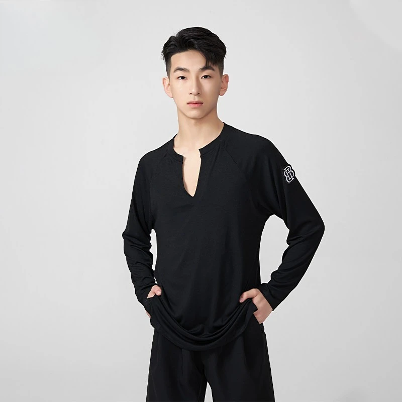 customized men's Latin dance clothing high-end professional practice clothes adult loose long sleeved top
customized men's Latin dance clothing high-end professional practice clothes adult loose long sleeved top