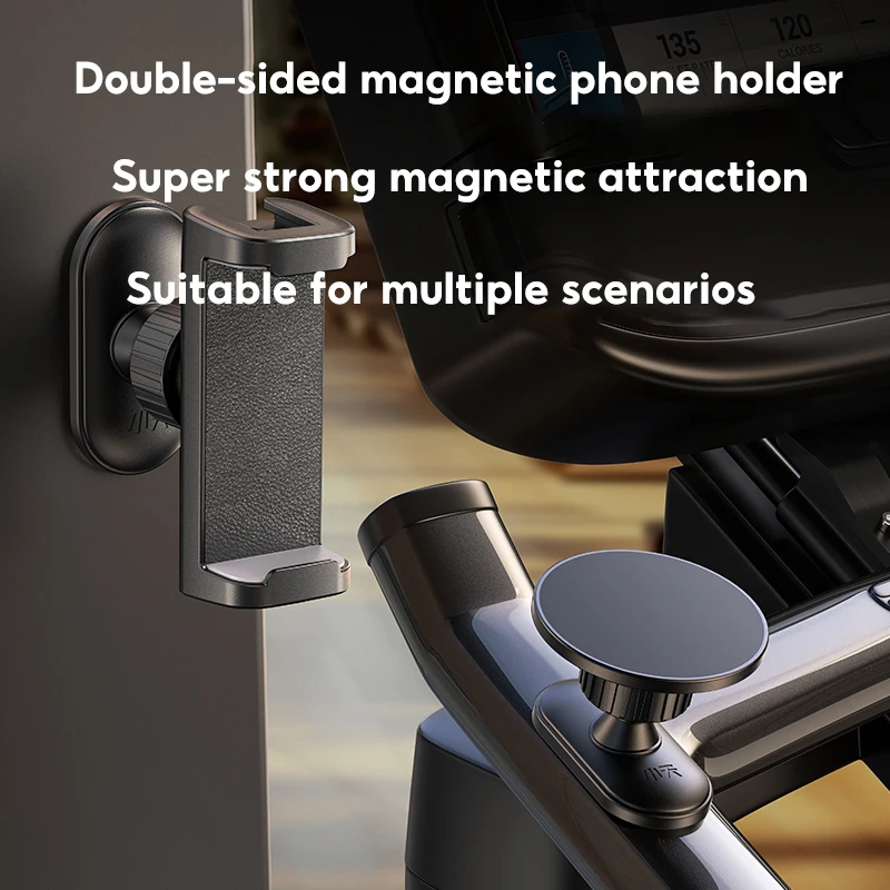 Double-sided Magnetic Phone Holder for Treadmills Yoga Fitness Outdoor Selfies Kitchen and Bathroom Wall-mounted Phone Stand
Double-sided Magnetic Phone Holder for Treadmills Yoga Fitness Outdoor Selfies Kitchen and Bathroom Wall-mounted Phone Stand