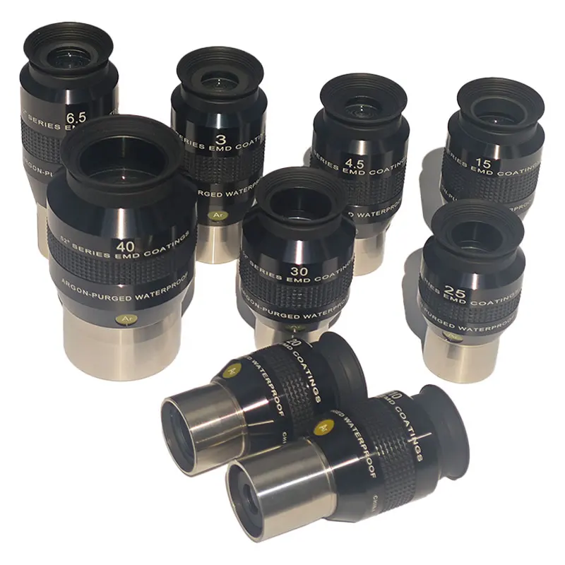 Explore Scientific 52-degree 4.5mm 6.5mm10mm 20mm 25mm 1.25inch Wide-Angle Eyepiece Crushes Nitrogen Waterproof ES 52Eyepiece
Explore Scientific 52-degree 4.5mm 6.5mm10mm 20mm 25mm 1.25inch Wide-Angle Eyepiece Crushes Nitrogen Waterproof ES 52Eyepiece