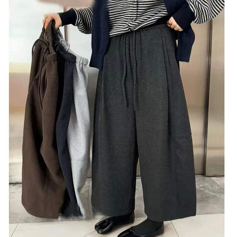 Флисовые брюки с эластичной резинкой на талии, женские широкие брюки до щиколотки с высокой талией, новинка 2025, осенне-зимние толстые теплые брюки
Флисовые брюки с эластичной резинкой на талии, женские широкие брюки до щиколотки с высокой талией, новинка 2025, осенне-зимние толстые теплые брюки