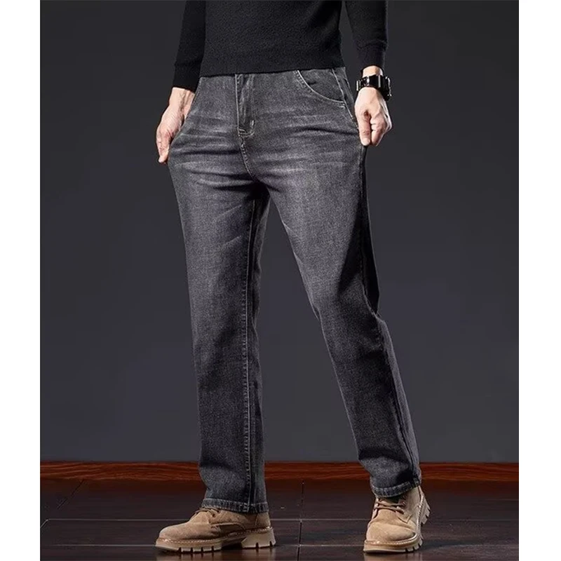 Men Plus Size Loose Straight Leg Jeans Male Stretch Wear-resistant Casual Denim Pants Classic Business Versatile Trousers
Men Plus Size Loose Straight Leg Jeans Male Stretch Wear-resistant Casual Denim Pants Classic Business Versatile Trousers