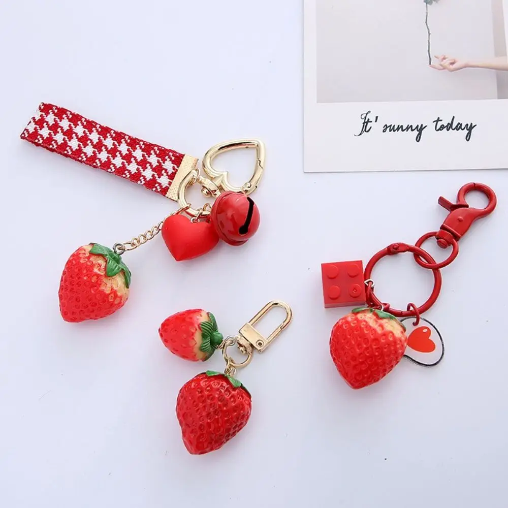 Fruit Cute Women Jewelry Car Key charms Gift For Friend Strawberry Heart Keychain Key Accessories Backpack Pendant Key Holder
Fruit Cute Women Jewelry Car Key charms Gift For Friend Strawberry Heart Keychain Key Accessories Backpack Pendant Key Holder