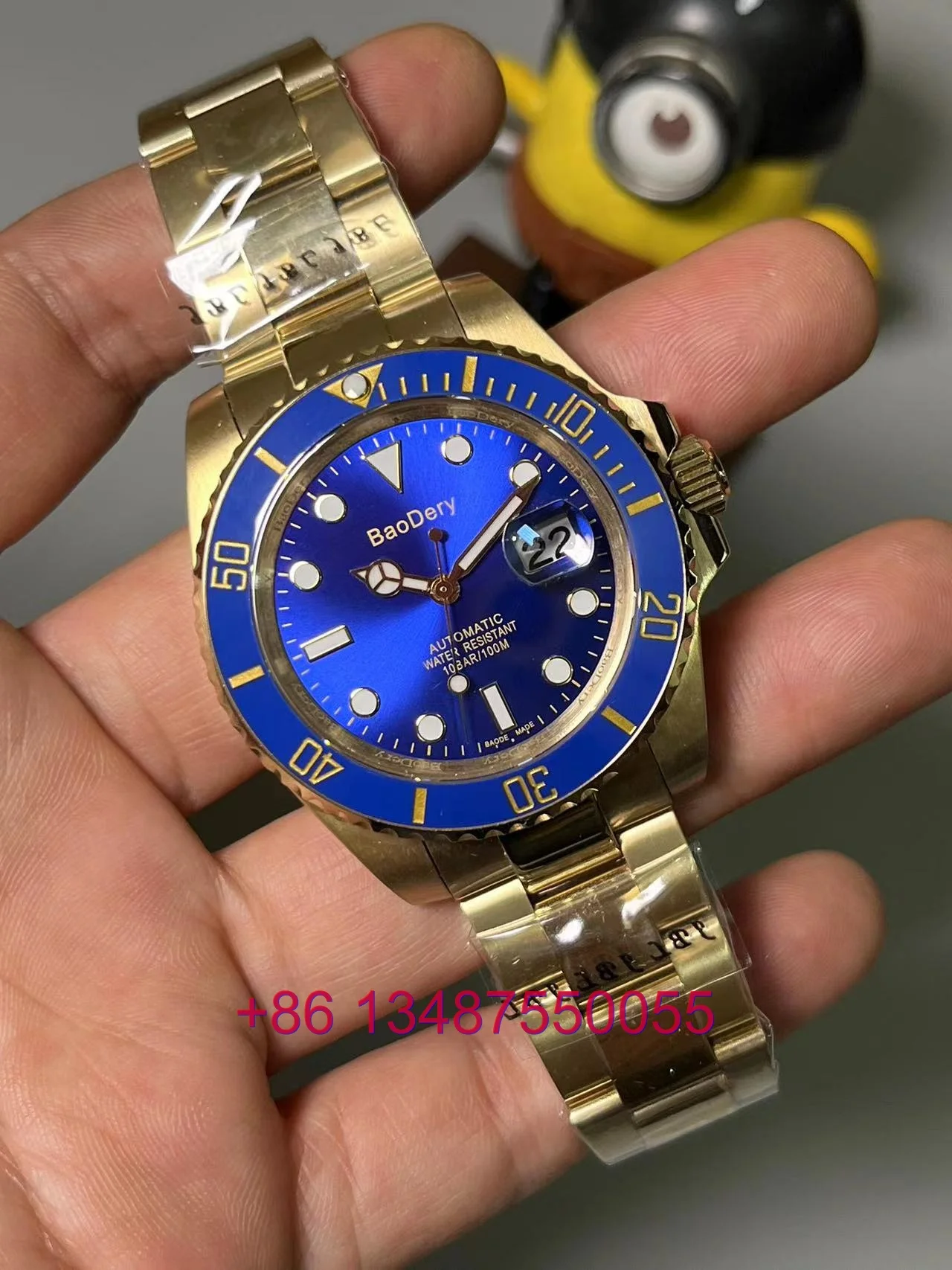 BaoDery 41MM Top Brand Luxury Men's Sports Sapphire Luminous Watch 2813 Automatic Mechanical Movement Stainless Steel Blue
BaoDery 41MM Top Brand Luxury Men's Sports Sapphire Luminous Watch 2813 Automatic Mechanical Movement Stainless Steel Blue