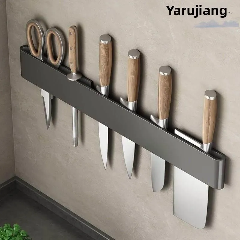 Stainless Steel Kitchen Knife Holder Wall Mounted No Drilling Required Cutlery Storage Rack for Home Use Vegetable Knife Plac...
Stainless Steel Kitchen Knife Holder Wall Mounted No Drilling Required Cutlery Storage Rack for Home Use Vegetable Knife Plac...
