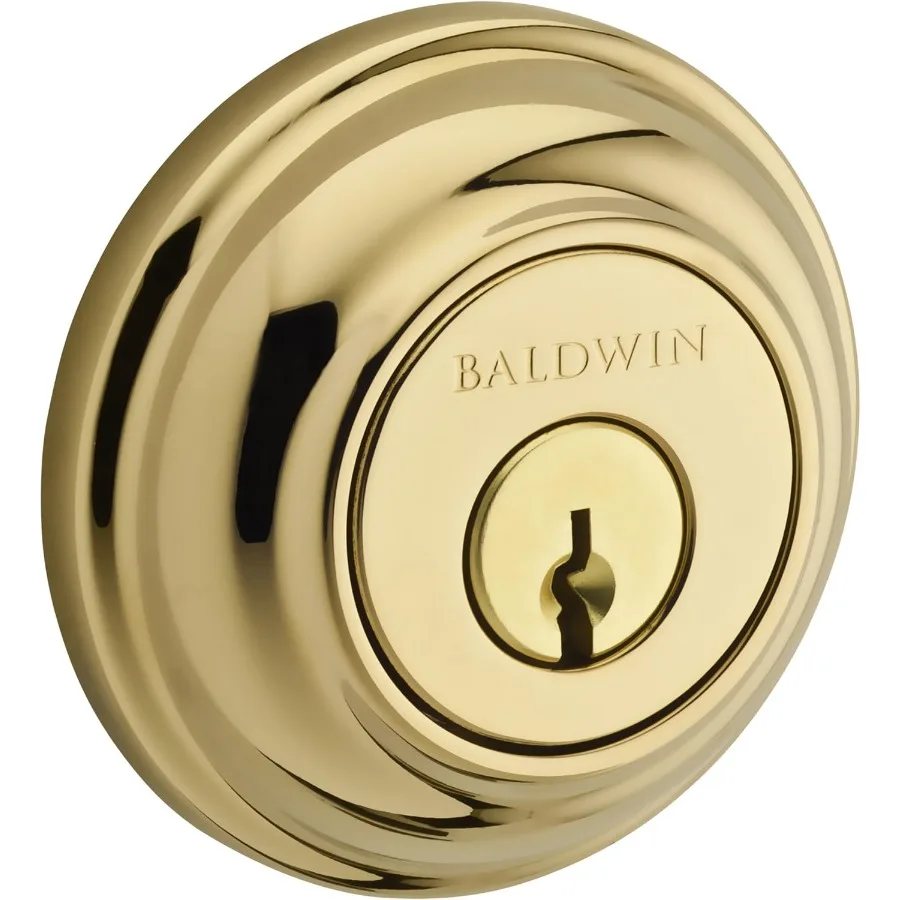 Reserve 9BR3850005 Traditional Round Low Profile Double Cylinder Deadbolt in Polished Brass Key Lock for Secure Home Entry Idea
Reserve 9BR3850005 Traditional Round Low Profile Double Cylinder Deadbolt in Polished Brass Key Lock for Secure Home Entry Idea