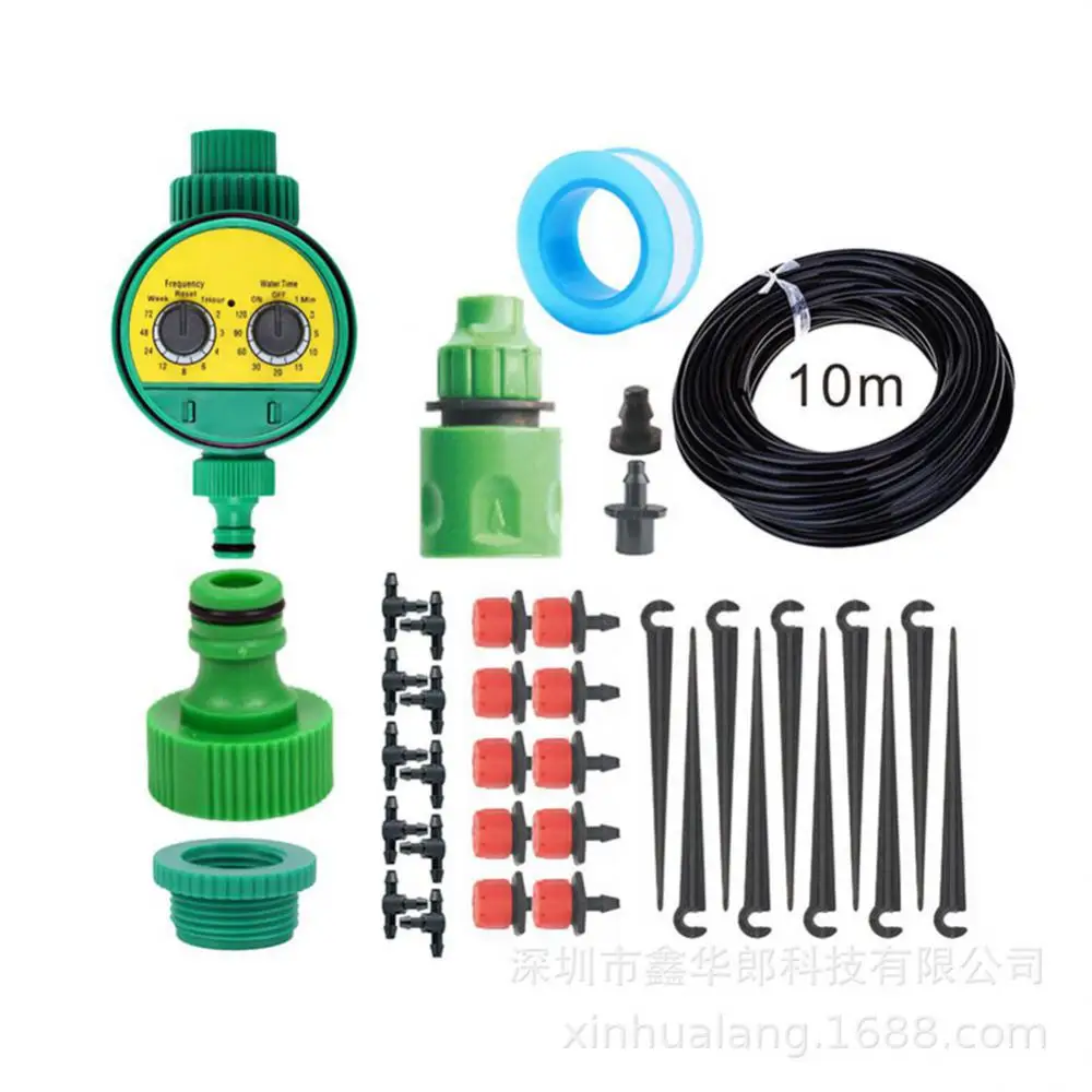 Automatic Garden Watering Adjustable Drip Irrigation System Water Timer Controller Hose Micro Drop Kits Sprinkler Controller
Automatic Garden Watering Adjustable Drip Irrigation System Water Timer Controller Hose Micro Drop Kits Sprinkler Controller