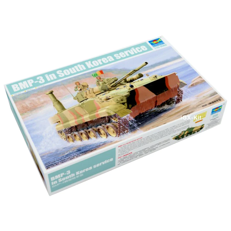 Trumpeter 01533, 1/35, Южная Корея, модель BMP3, модель пехотного боевого автомобиля, военная игрушка, пластиковая сборка, набор моделей
Trumpeter 01533, 1/35, Южная Корея, модель BMP3, модель пехотного боевого автомобиля, военная игрушка, пластиковая сборка, набор моделей