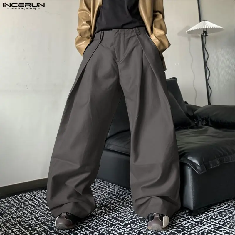 INCERUN Men's Pants Solid Color Elastic Waist Joggers Trousers Men Streetwear Loose Pantalones 2026 Fashion Casual Pants For Man
INCERUN Men's Pants Solid Color Elastic Waist Joggers Trousers Men Streetwear Loose Pantalones 2026 Fashion Casual Pants For Man
