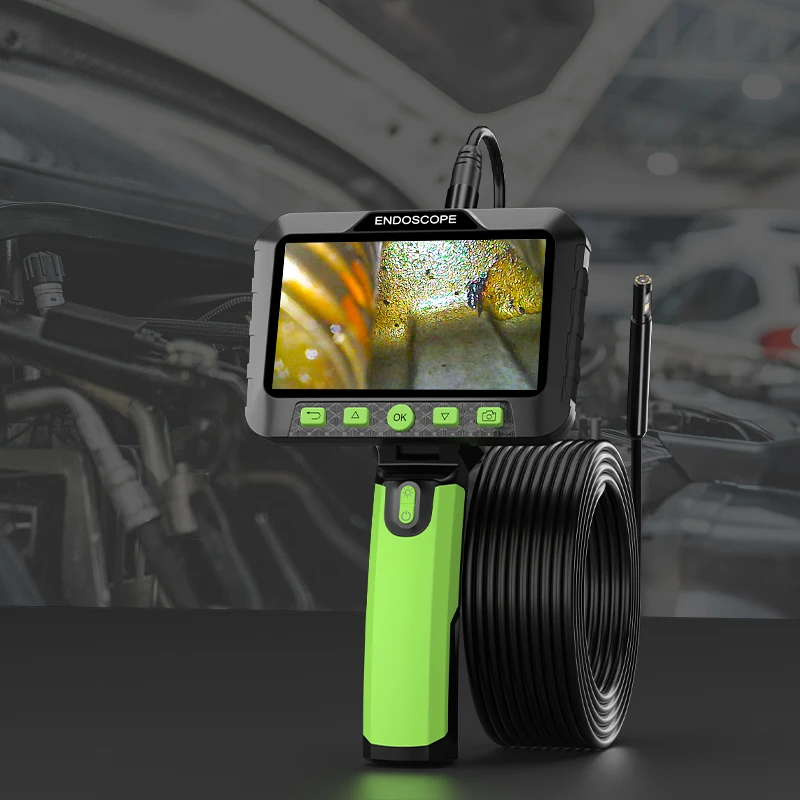 360° Auto Rotate Handheld Endoscope 5'' IPS Screen 9.5mm 1080P HD Camera Split Design Waterproof Borescope Inspect Pipe Sewer
360° Auto Rotate Handheld Endoscope 5'' IPS Screen 9.5mm 1080P HD Camera Split Design Waterproof Borescope Inspect Pipe Sewer