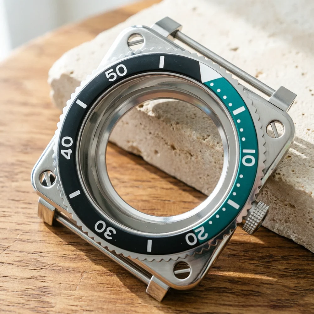 42mm Square Pilot Case For NH34/NH35/NH36 Movement Sapphire glass 28.5mm Dial Stainless Steel Wacth Cases
42mm Square Pilot Case For NH34/NH35/NH36 Movement Sapphire glass 28.5mm Dial Stainless Steel Wacth Cases