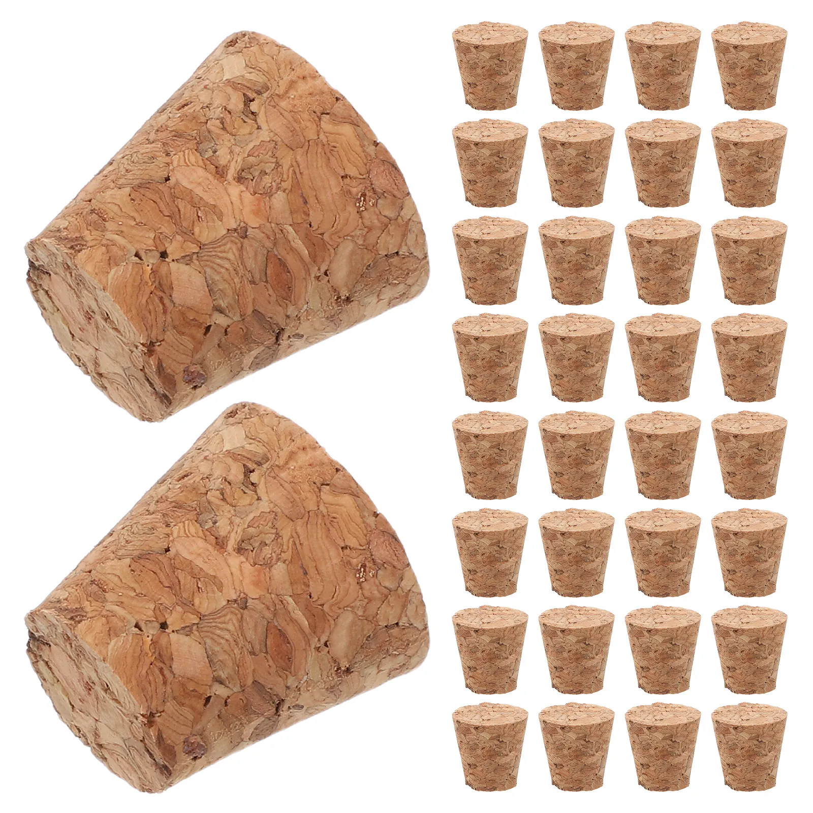50Pcs Soft Wood Cork Stoppers Tapered Bottle Plugs Leakproof Wine Aroma Preservation Reusable for Apothecary Jars DIY Crafts
50Pcs Soft Wood Cork Stoppers Tapered Bottle Plugs Leakproof Wine Aroma Preservation Reusable for Apothecary Jars DIY Crafts