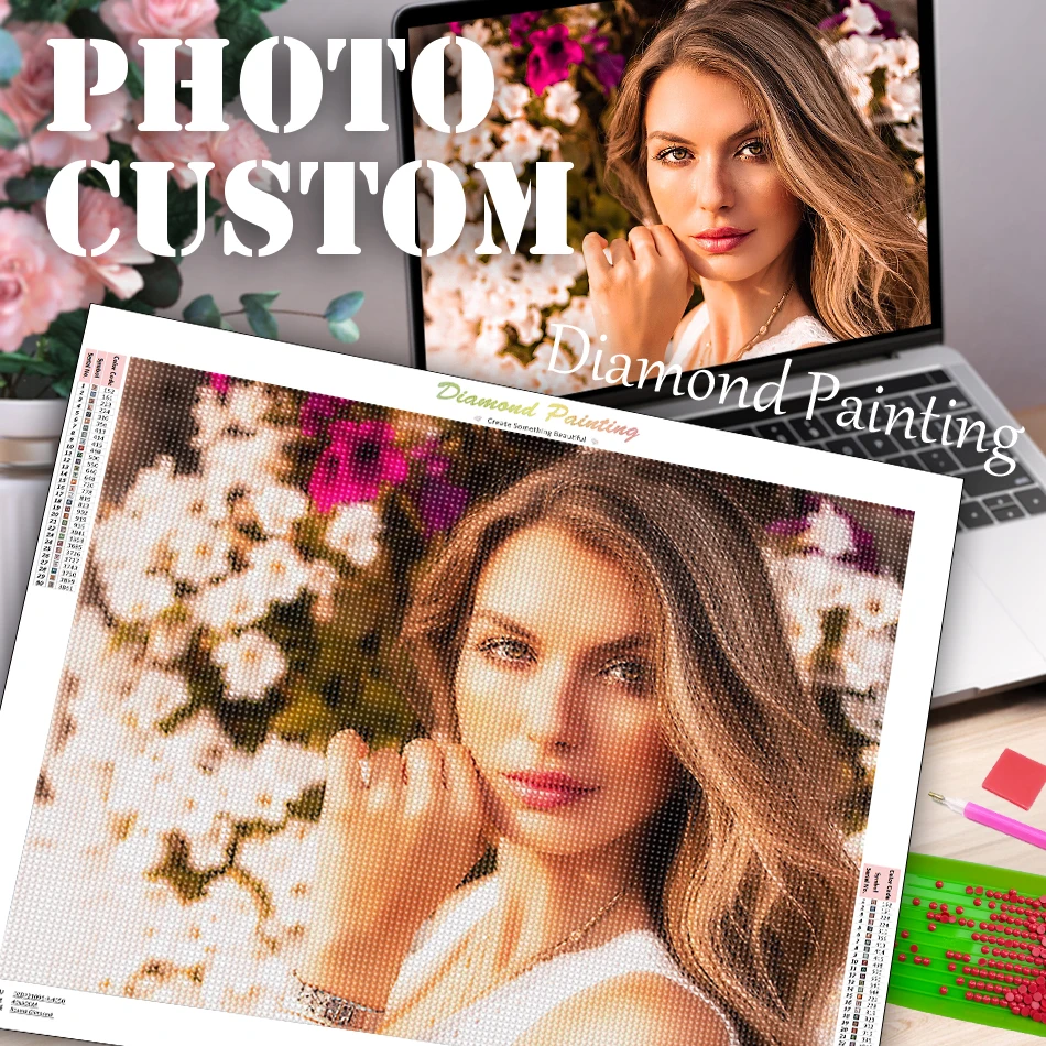 PhotoCustom 5D Diamond Painting Character Portraits Custom Full Square/Round Diamond Photo Custom Embroidery Cross Stitch Diy Gi
PhotoCustom 5D Diamond Painting Character Portraits Custom Full Square/Round Diamond Photo Custom Embroidery Cross Stitch Diy Gi