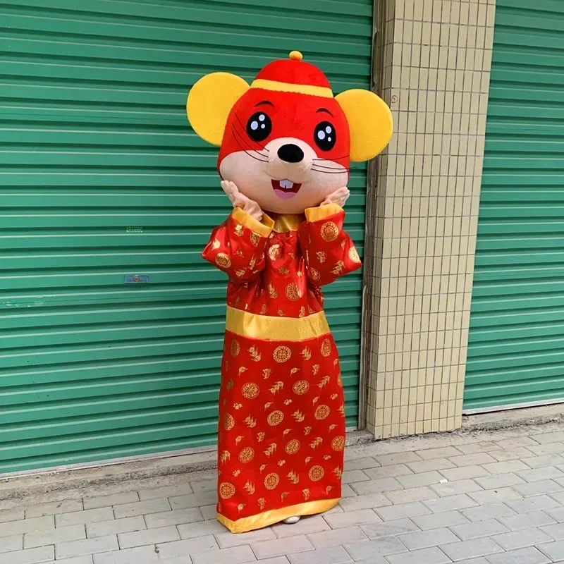 Christmas Mouse Mascot Costume 2020 Year Of The Fat Rat Mascot Chinese New Year Party Decoration Gift
Christmas Mouse Mascot Costume 2020 Year Of The Fat Rat Mascot Chinese New Year Party Decoration Gift