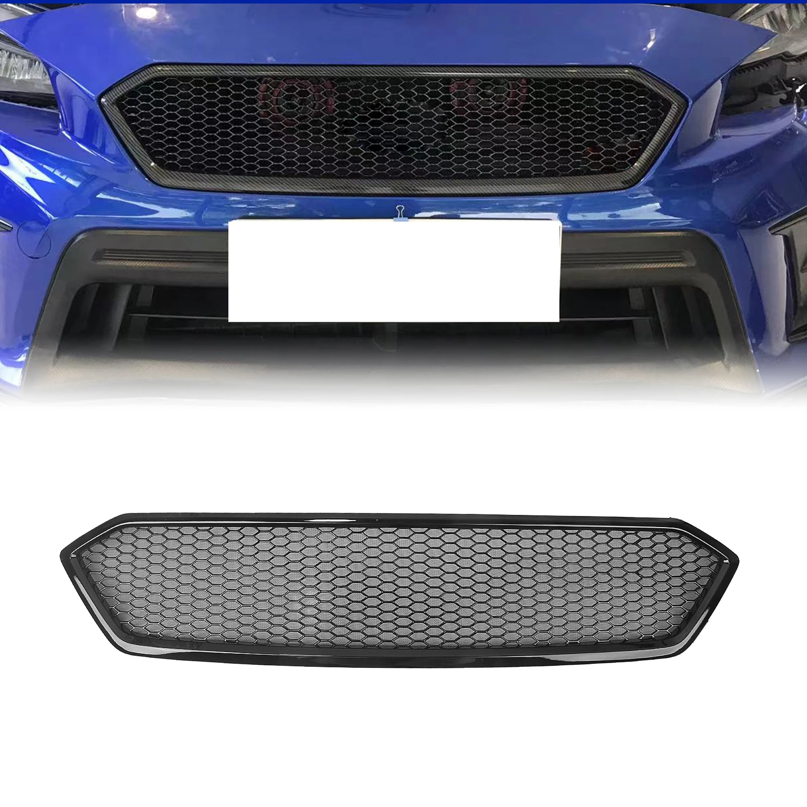 Углеродное волокно/глянцевая черная передняя решетка, верхняя решетка бампера, сетка капота с защитой от насекомых, сетка для Subaru Impreza WRX STI 18-21
Углеродное волокно/глянцевая черная передняя решетка, верхняя решетка бампера, сетка капота с защитой от насекомых, сетка для Subaru Impreza WRX STI 18-21