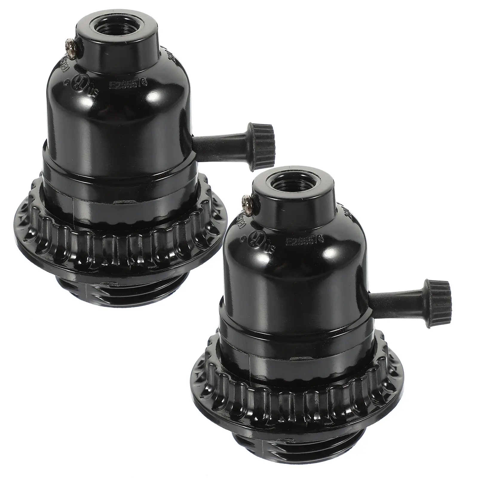 2 Pcs Retro Lamp Holder Light Socket Bakelite E27 Base Connector Vintage Decorative Bulb Sockets Replacement Part Ring Lamp
2 Pcs Retro Lamp Holder Light Socket Bakelite E27 Base Connector Vintage Decorative Bulb Sockets Replacement Part Ring Lamp