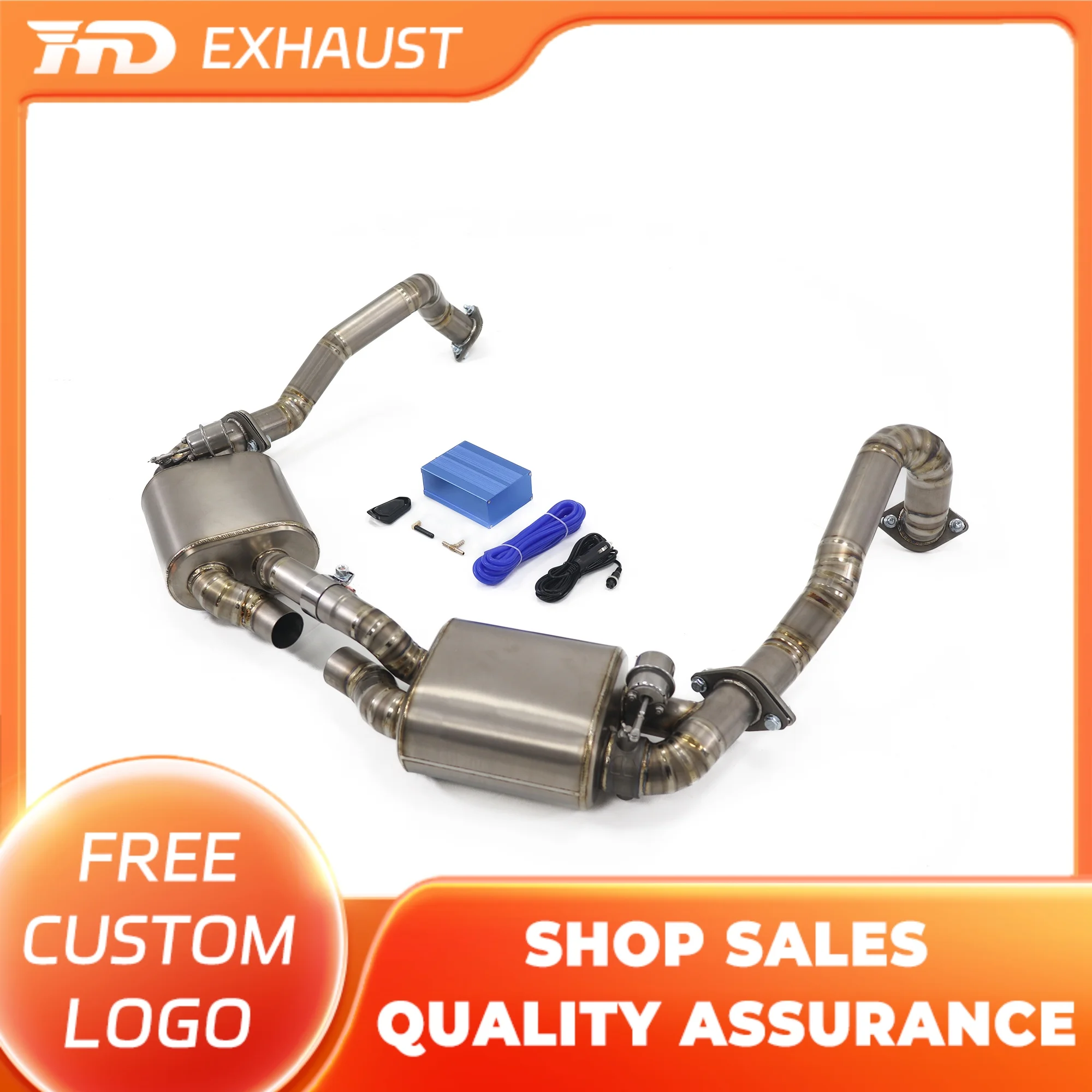 HMD Exhaust System Titanium Performance Catback for Porsche Cayman Boxster 981 With Valve Straight Pipe
HMD Exhaust System Titanium Performance Catback for Porsche Cayman Boxster 981 With Valve Straight Pipe