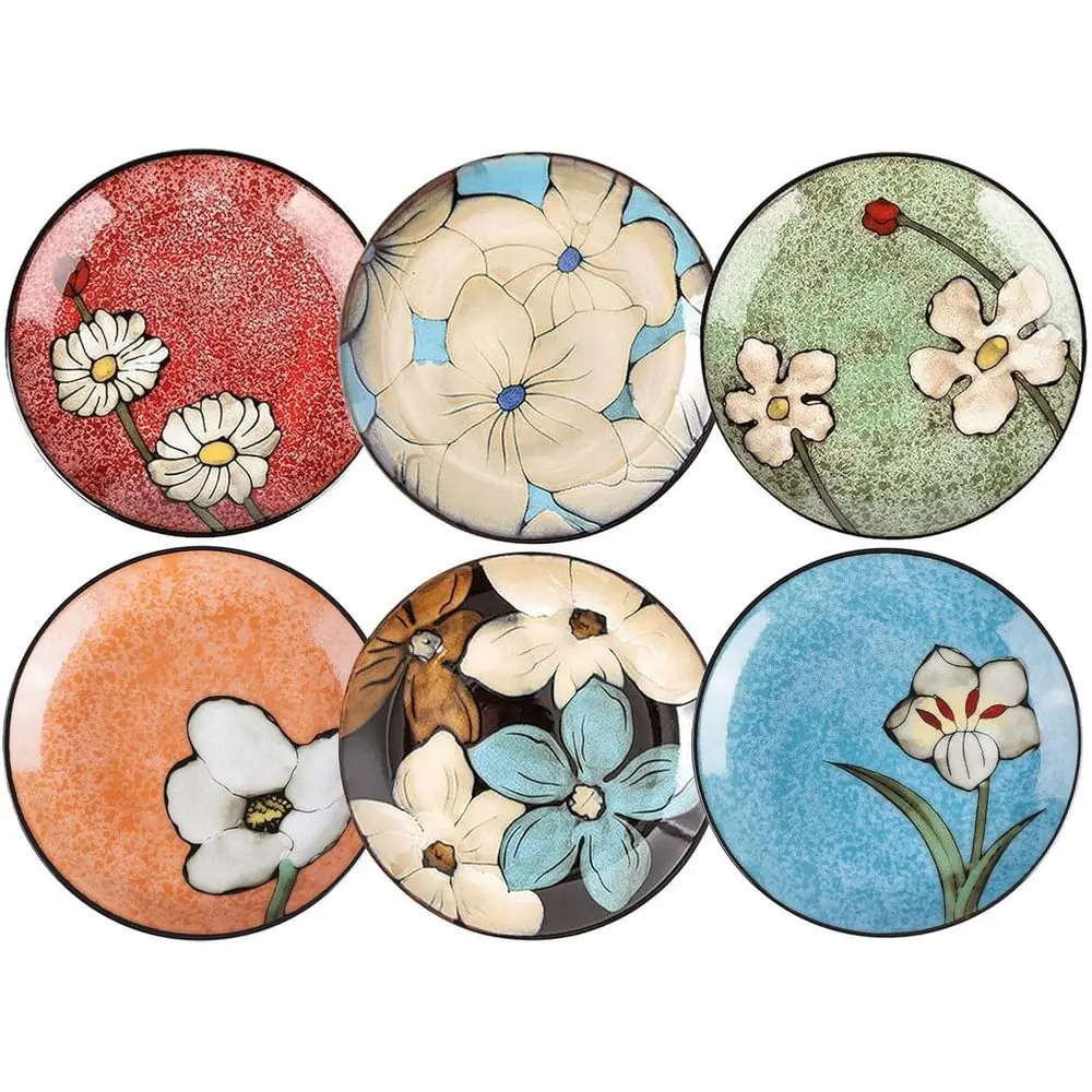 Ceramic Salad Plates Set,8 in - Plates Set of 6 - For Steak,Salad, Pasta,Appetizer, Serving Etc - Dishwasher, Microwave, and Ove
Ceramic Salad Plates Set,8 in - Plates Set of 6 - For Steak,Salad, Pasta,Appetizer, Serving Etc - Dishwasher, Microwave, and Ove