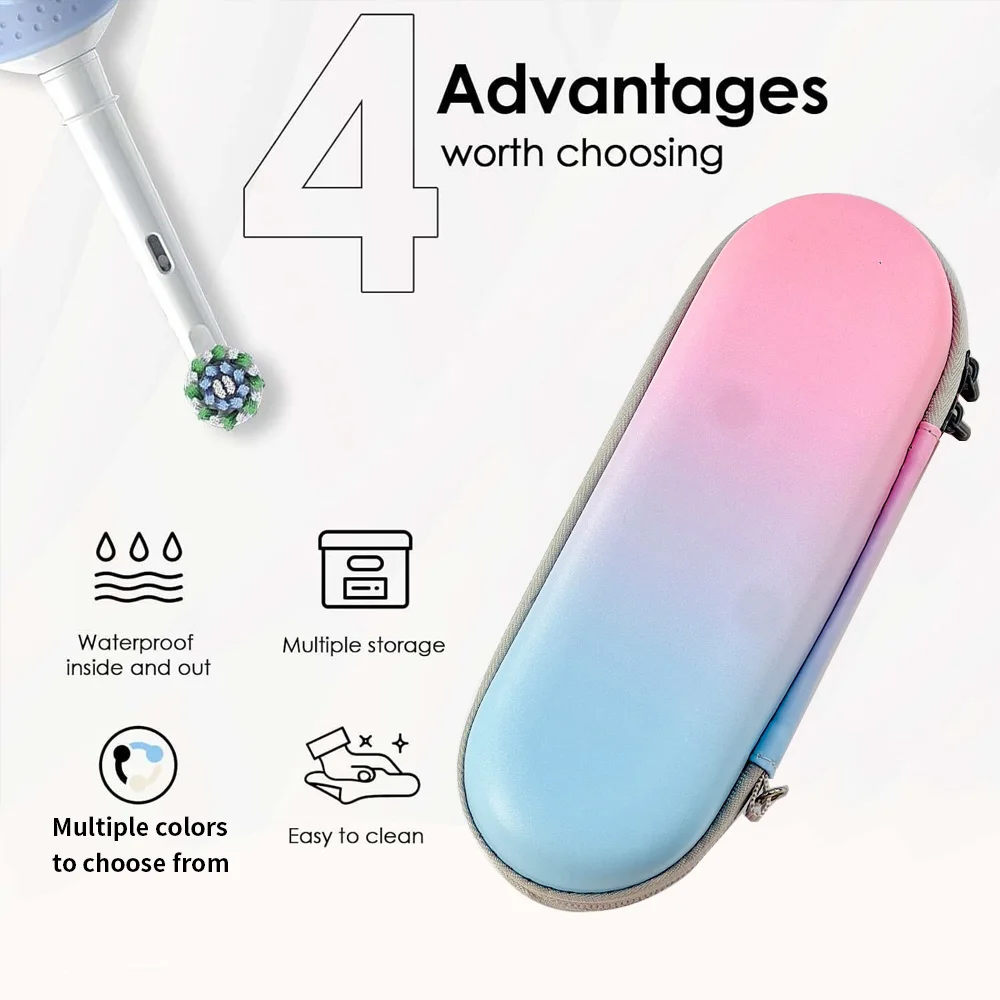 Electric toothbrush storage box, convenient storage bag, suitable for storing various electric toothbrushes
Electric toothbrush storage box, convenient storage bag, suitable for storing various electric toothbrushes