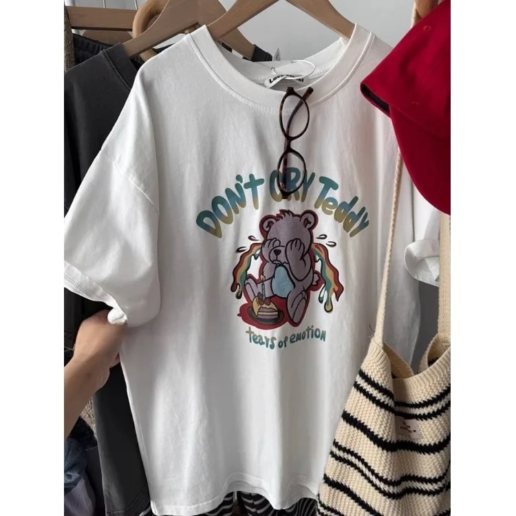 High-End Women's Loose ort-Sve Base irt Lazy Sle Top Spring Summer New Arrival Comfortable Fit round Ne T-irt
High-End Women's Loose ort-Sve Base irt Lazy Sle Top Spring Summer New Arrival Comfortable Fit round Ne T-irt