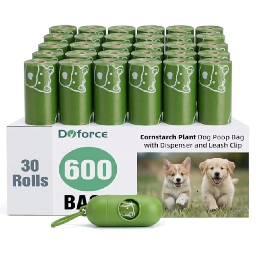 Dog Poop Bags Rolls with Dispenser, 600 Count Value Pack Extra Thick Strong Leak Proof Poop Bags for Dogs Doggy with Holder, Sc
Dog Poop Bags Rolls with Dispenser, 600 Count Value Pack Extra Thick Strong Leak Proof Poop Bags for Dogs Doggy with Holder, Sc
