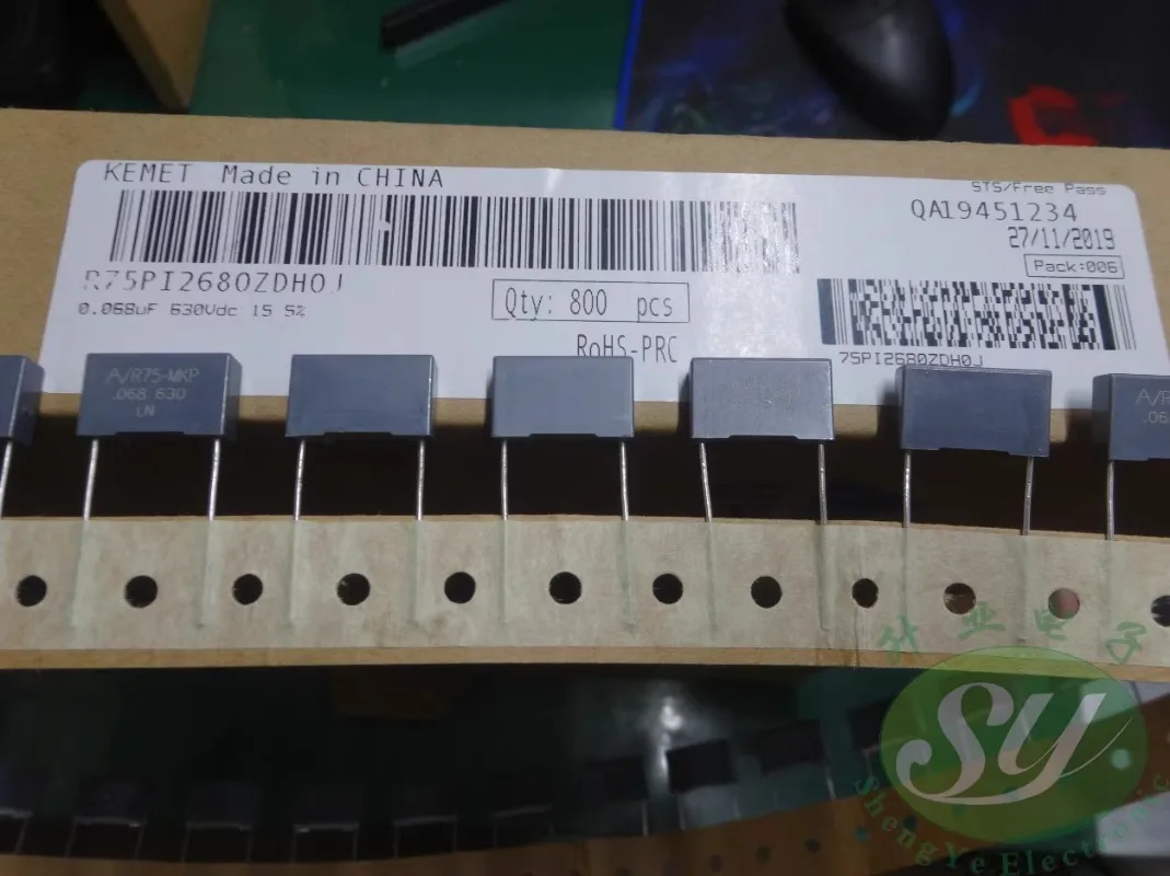 10 шт. AV R75PI2680ZDH0J 0,068 мкФ/630 В 68nf 683 новый пленочный конденсатор 15 мм
10 шт. AV R75PI2680ZDH0J 0,068 мкФ/630 В 68nf 683 новый пленочный конденсатор 15 мм
