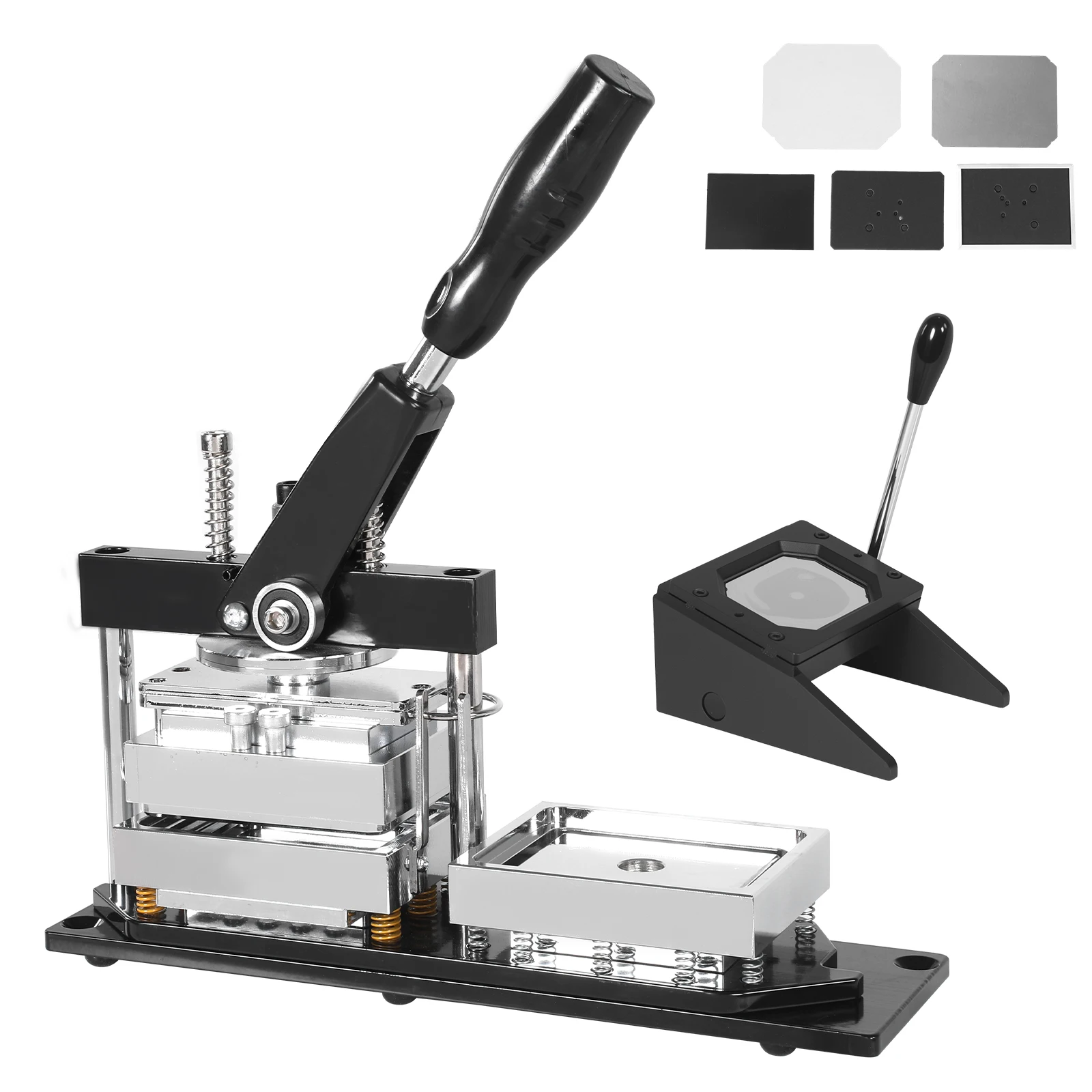 3.5x2.5in Rectangle Badge Press Machine with Paper Cutter & 100 Sets Supplies DIY Badge Maker for Crafts Personalized Gifts
3.5x2.5in Rectangle Badge Press Machine with Paper Cutter & 100 Sets Supplies DIY Badge Maker for Crafts Personalized Gifts