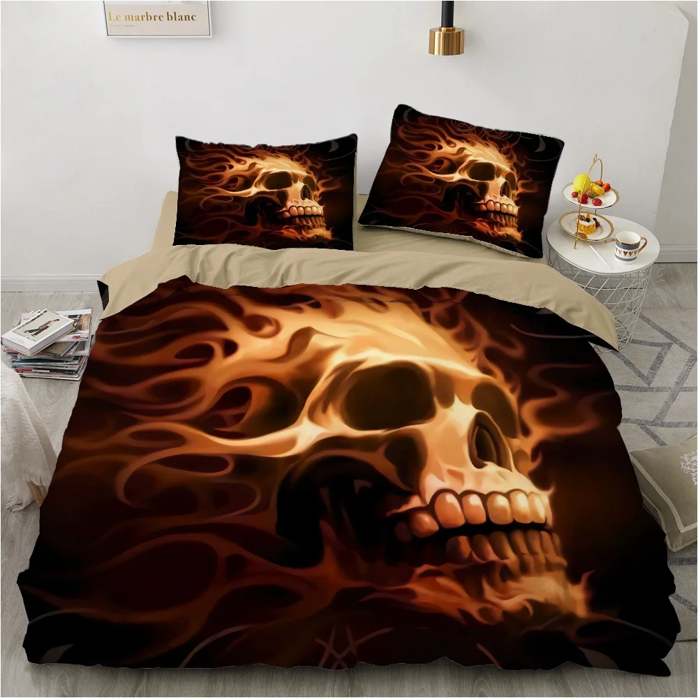 3D Print Geometric Pattern Comforter Cover Set, Sugar Skull, Skeleton Bones Quilt Cover With Pillow Cases, Bedroom Bedspread
3D Print Geometric Pattern Comforter Cover Set, Sugar Skull, Skeleton Bones Quilt Cover With Pillow Cases, Bedroom Bedspread