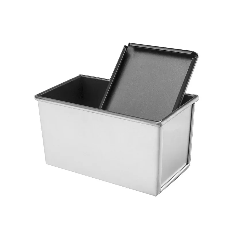 250g Aluminum alloy black non-stick coating Toast boxes Bread Loaf Pan cake mold baking tool with lid bake pan brownie pan
250g Aluminum alloy black non-stick coating Toast boxes Bread Loaf Pan cake mold baking tool with lid bake pan brownie pan