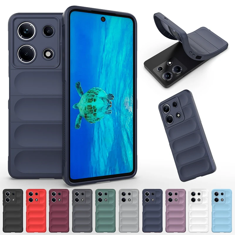 INFINI NOTE 30 4G Phone Case Shockproof TPU+PC Material Magnetic Stand Anti-Fingerprint Reverse Charging Groove Non-Slip Texture
INFINI NOTE 30 4G Phone Case Shockproof TPU+PC Material Magnetic Stand Anti-Fingerprint Reverse Charging Groove Non-Slip Texture