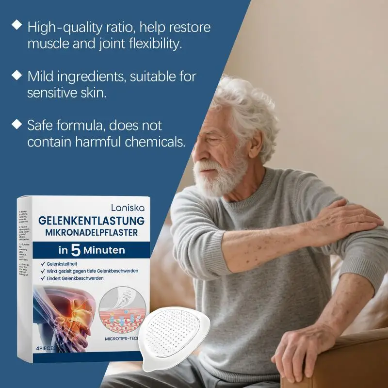 Joint Decompression Patch with Microneedle Technology Relieves Arthritis Knee Shoulder Pain Supports Flexibility Daily
Joint Decompression Patch with Microneedle Technology Relieves Arthritis Knee Shoulder Pain Supports Flexibility Daily